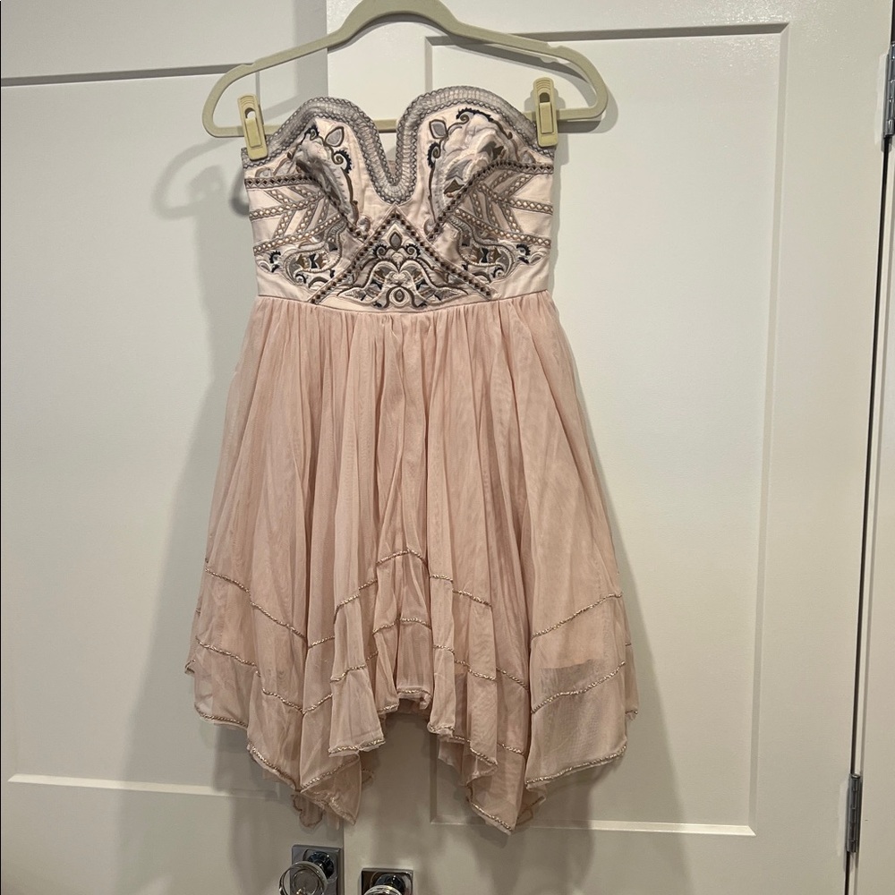 Free People Ballet Combo Strapless Dress NWT Size 2